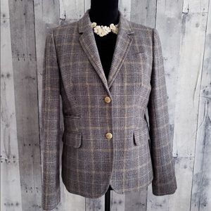J. Crew Schoolboy Blazer English Tweed size 10